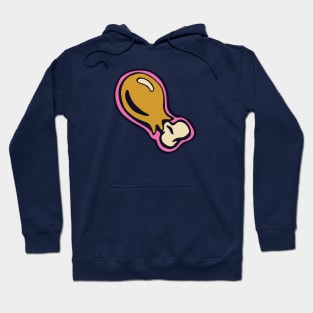 Fried Chicken Leg illustration Hoodie